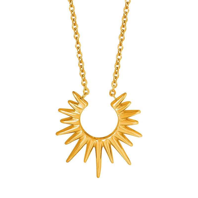 Sun Goddess Pendant Necklace