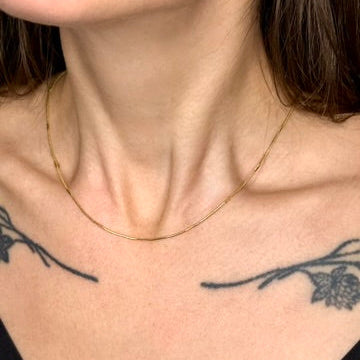 Gilded Whisper Necklace