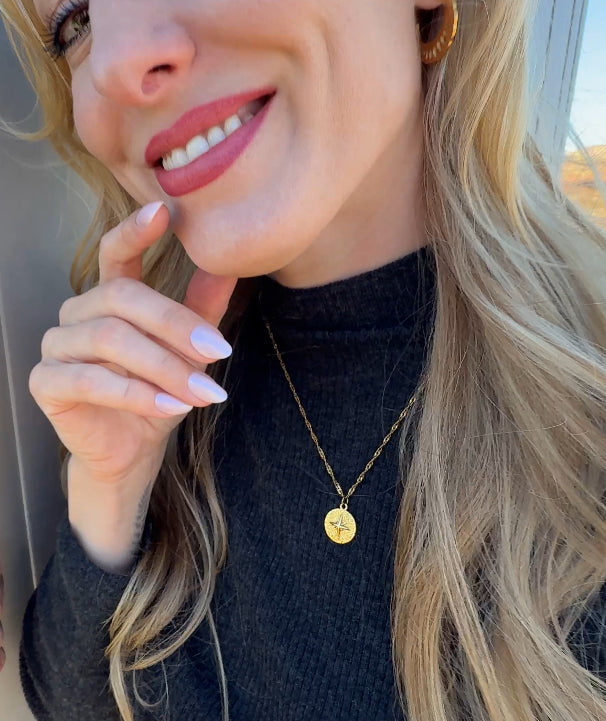 North Star Medallion Necklace