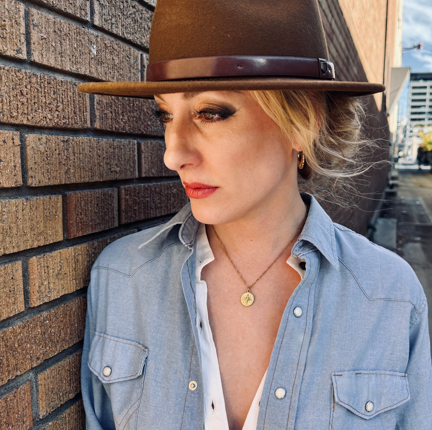 North Star Medallion Necklace